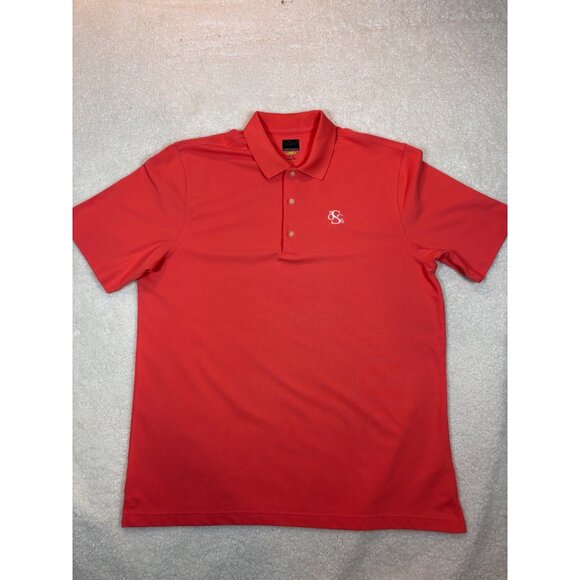 Greg Norman Classic Red Polo Shirt XL Play Dry 1959 Logo Embroidered Golf Style - Picture 2 of 16